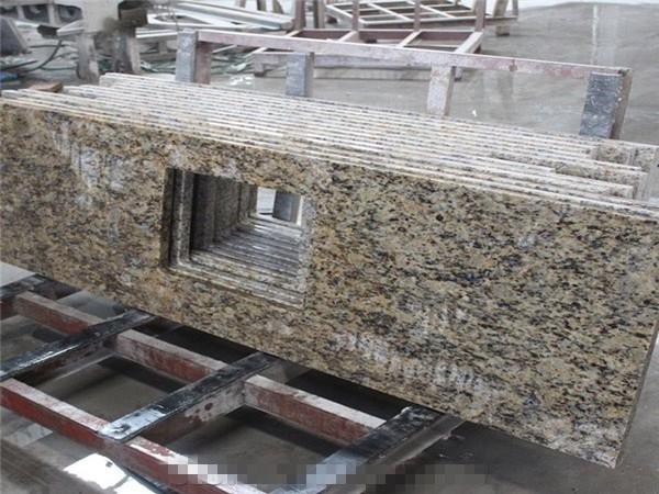 Santa Cecilia granite kitchen tops