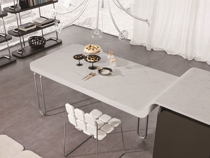 bianco calacatta quartz countertop for vanity