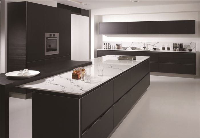 calacatta carrina quartz for kitchen