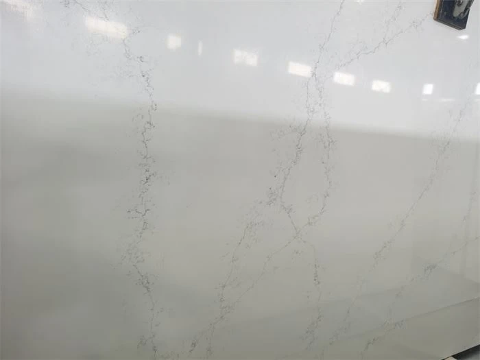 Fairy white quartz slab for bathroom
