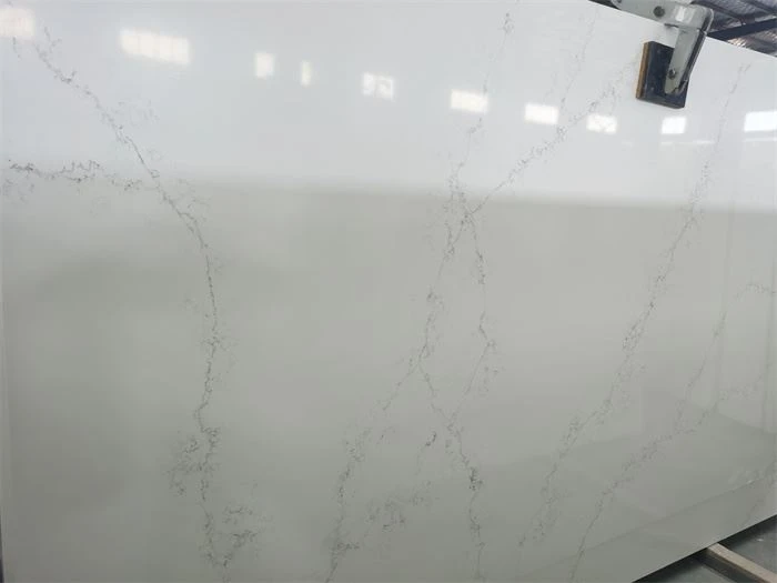 Fairy white quartz slab for wall