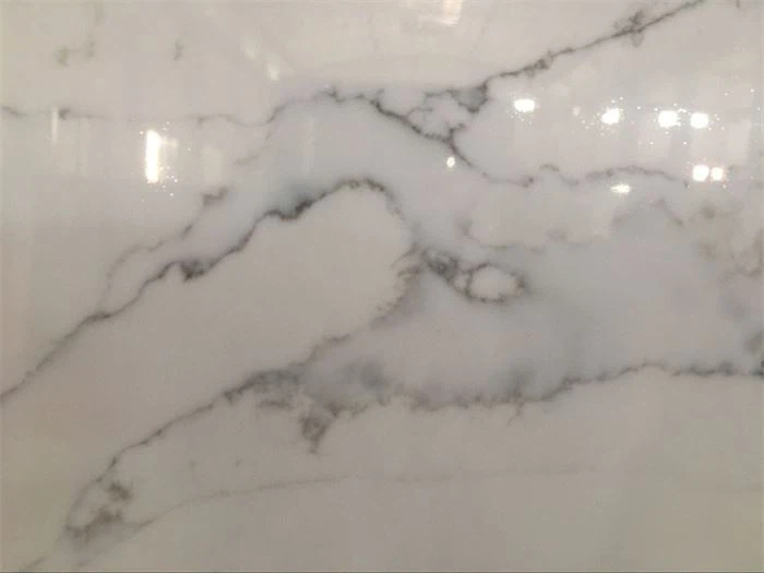 White water quartz for countertop