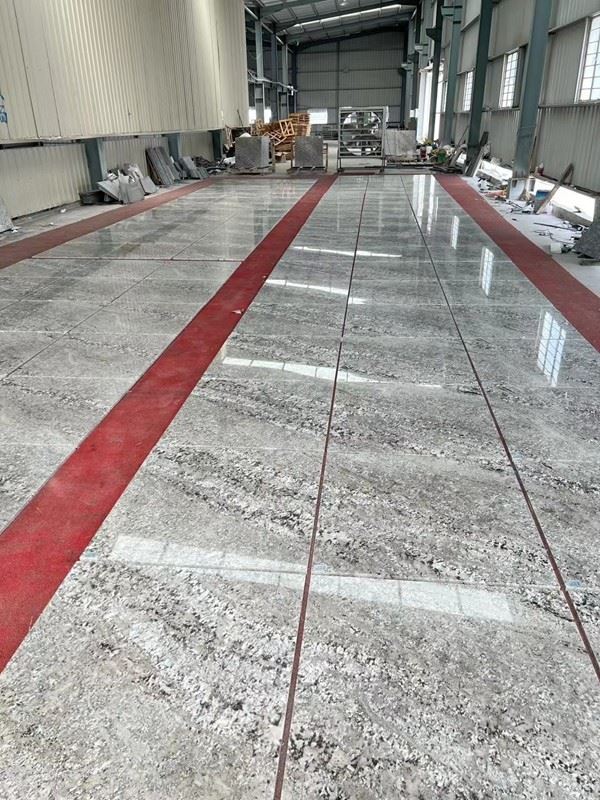 Bianco Antique Granite floor tile