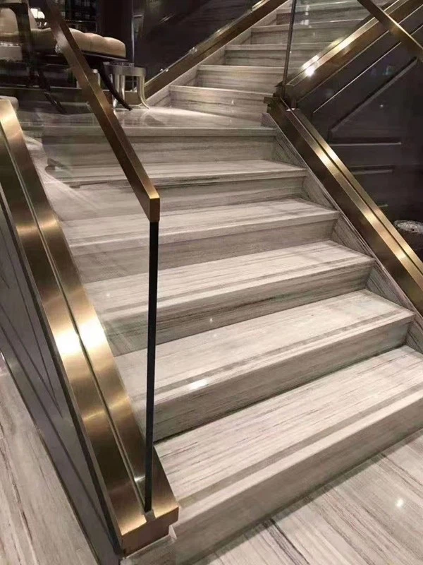 Crystal Wood Marble Steps
