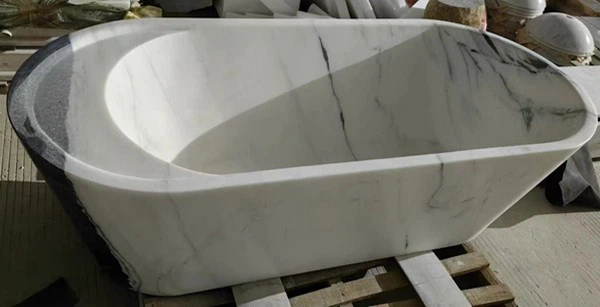 Panda White Marble tub