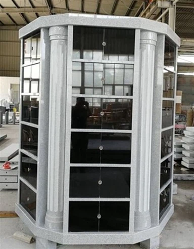 72 Niša Sivi granitni šesterokutni kolumbarij