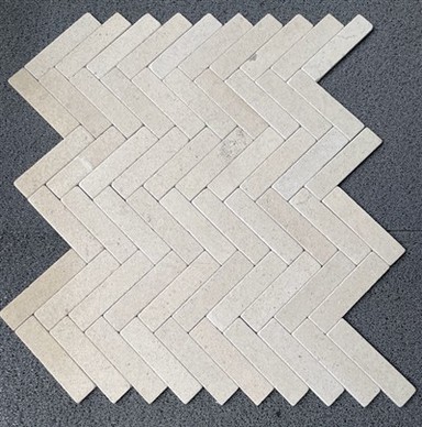 Podna pločica od vapnenca riblja kost