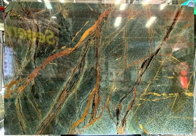 Zelena mramorna ploča Rainforest