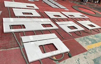 Bijeli mramorni kupaonski umivaonici