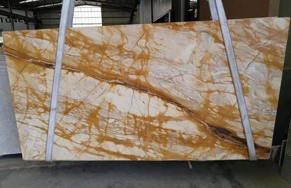 Yellow Siena Marble Slab